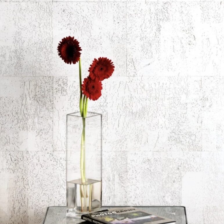 Faro white behang tegel is ook warmte en geluid isolerend