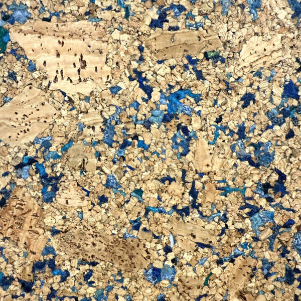 Burel blauw wol
