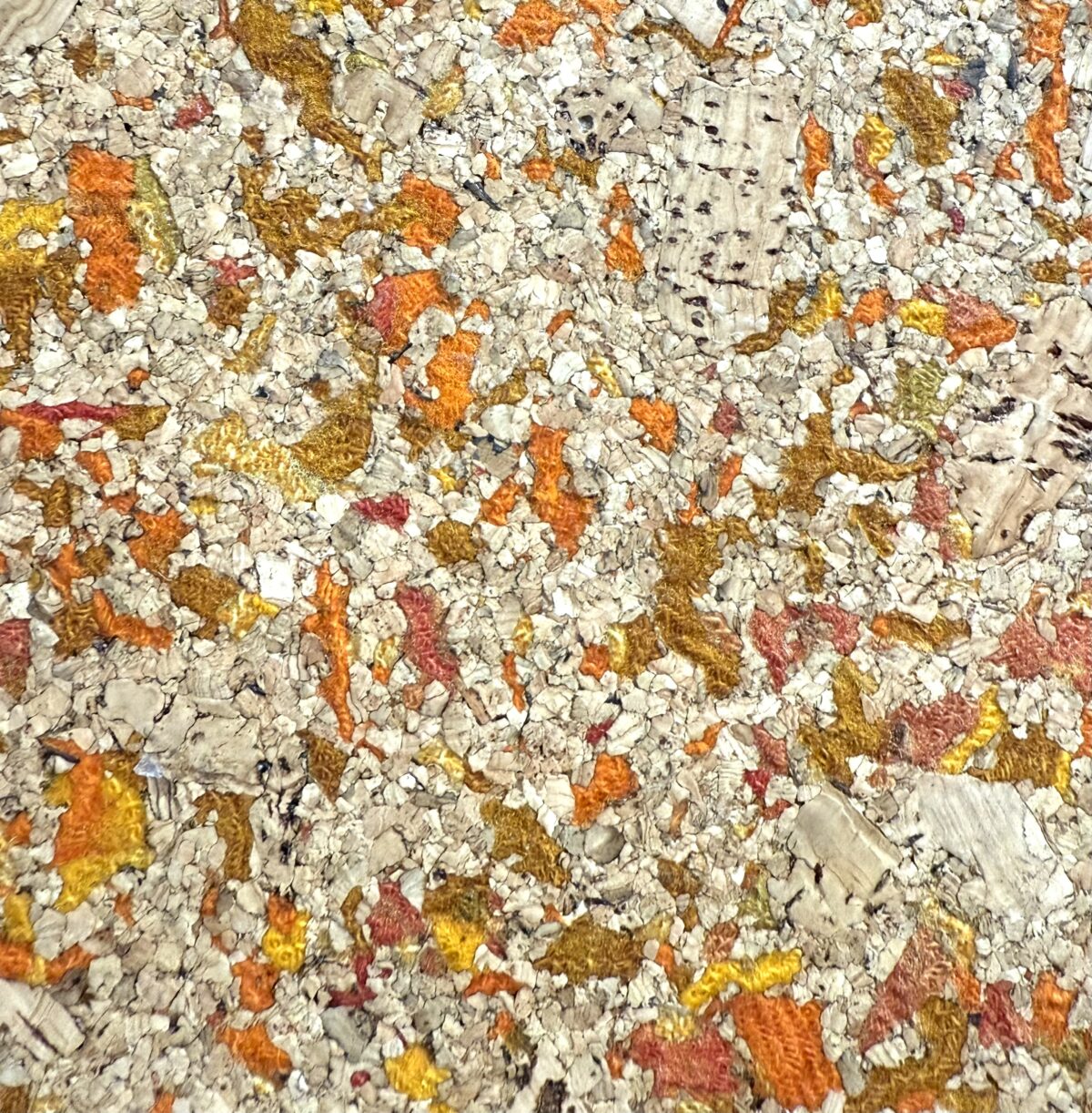 Burel oranje wol