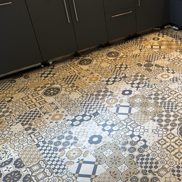 Mozaiek 1 kurk tegels