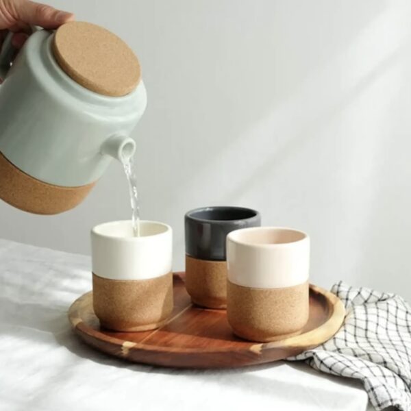 Keramiek thee kop wit