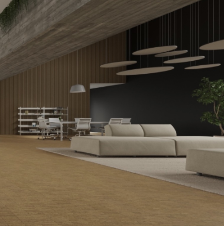 4 Plafond Pebbel platen - Afbeelding 2