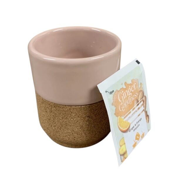 Keramiek roze thee kop