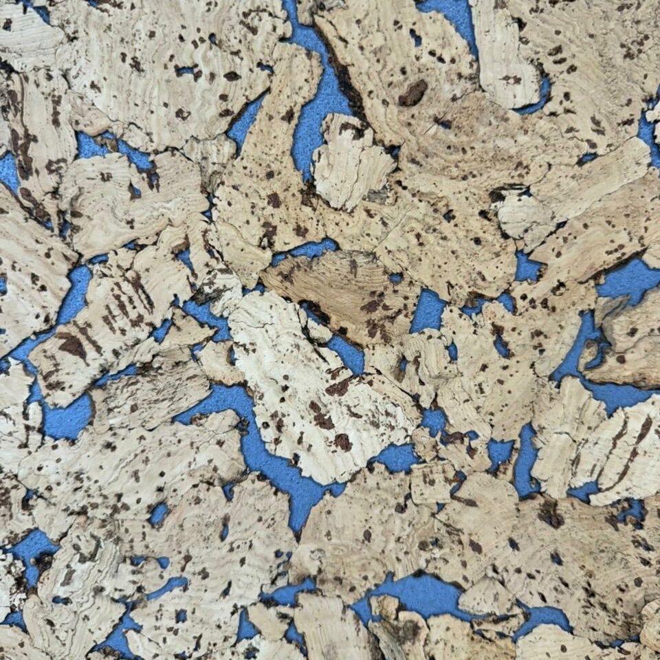 Chaves behang tegel blauw