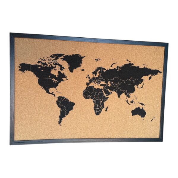 Prikbord met houten lijst